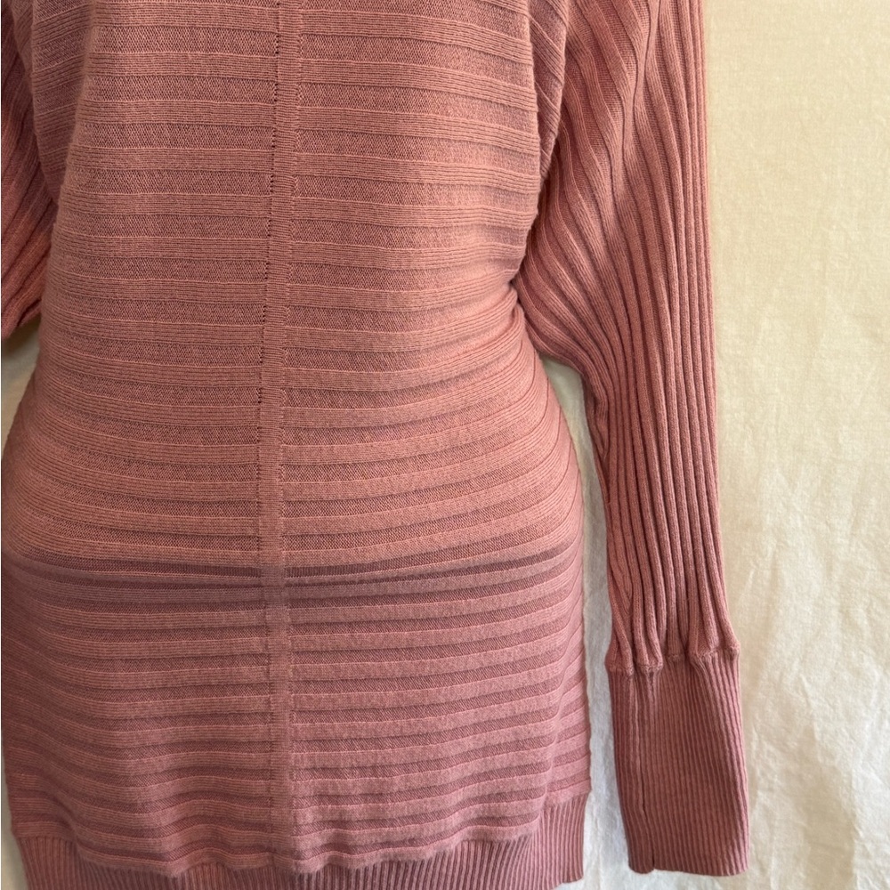 A-29 Soho Pink 3/4 Sleeve Pullover Sweater Size M - Picture 5 of 14